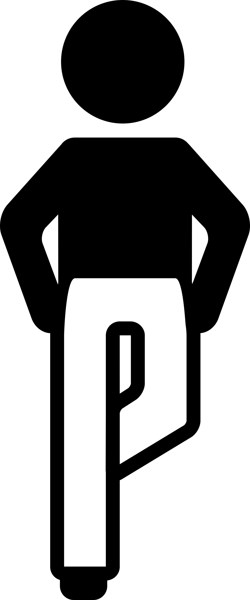 Man Flexed Knee Editable Svg Line Art Free Vectors